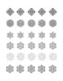 6 Point Snowflake Patterns