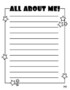 All About Me Book Template