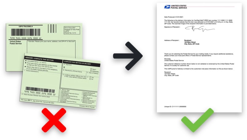 Electronic Return Receipt - Free Sample, Example & Format Templates ...