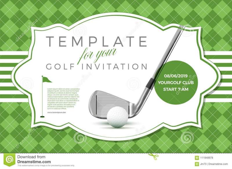 Golf Day Invitation Template - Free Sample, Example & Format Templates