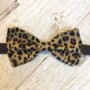 Leopard Print Bow Tie