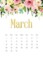 March 2020 Printable Calendar