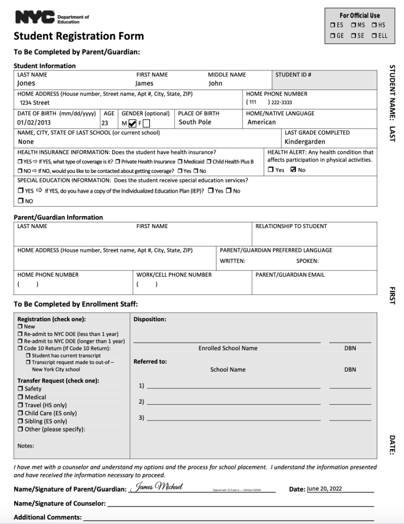 model-registration-form-template-free-sample-example-format