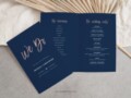 Order Of Service Booklet Template For Weddings