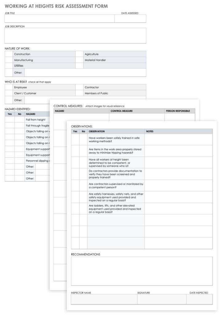Risk Assessment Template For Schools - Free Sample, Example & Format ...