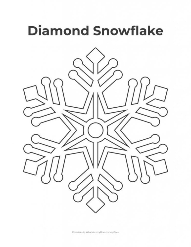 Snowflake Cutouts Printable Free Sample, Example & Format Templates