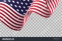 American Flag Faded Background