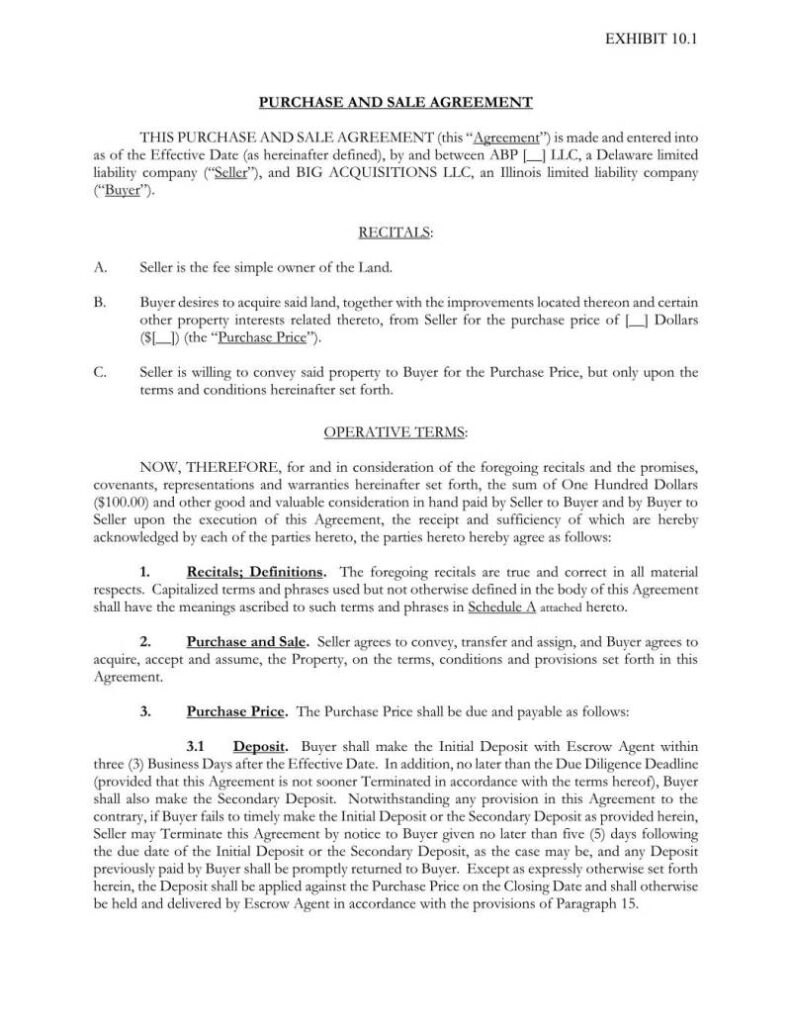 Barter Agreement Template Free Sample, Example & Format Templates