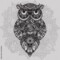 Black And White Owl Tattoo Designs