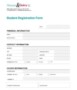 Course Registration Form Template Word