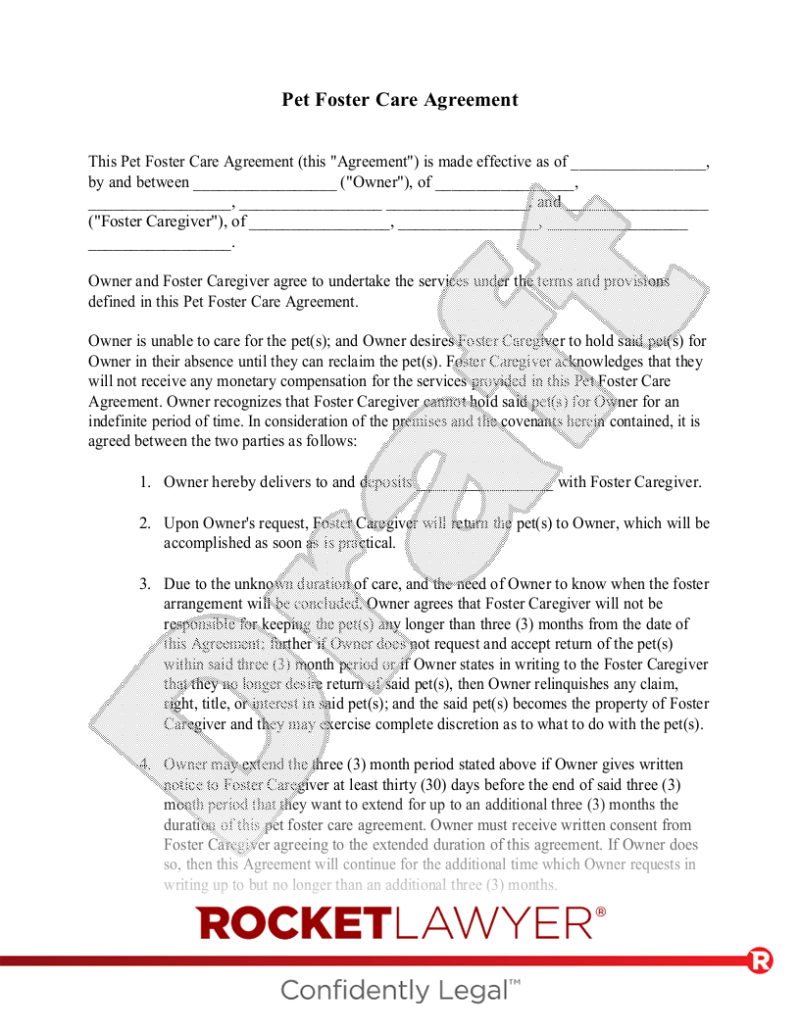 Dog Adoption Contract Template Free Sample, Example & Format Templates