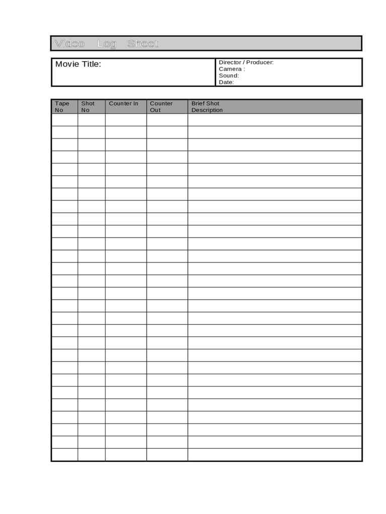 Drivers Log Book Template Free Sample, Example & Format Templates