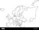 Europe Map Outline
