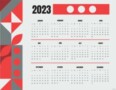 Financial Year Calendar Template