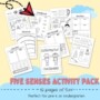 My Five Senses Worksheets