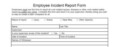 Osha Incident Report Form Template