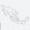 Outline Map Of Mexico