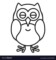 Owl Face Template