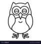 Owl Face Template