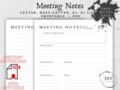 Pages Meeting Agenda Template