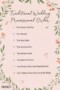 Wedding Party Lineup Template