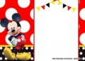 Free Mickey Mouse Birthday Invitation Templates