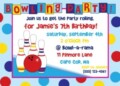 Free Printable Bowling Party Invitation Templates