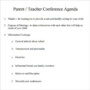 Parent-Teacher Association Agenda Template