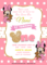 Free Minnie Mouse 1St Birthday Invitations Templates