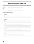 Making The Perfect Meeting Agenda With Templates