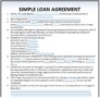 Printable Loan Agreement Template