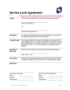 What Is A Service Level Agreement?