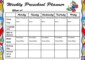 School Agenda Template With Lesson Plans