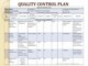Quality Improvement Plan Template Manufacturing