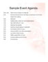 Event Agenda Template With Speaker Schedule