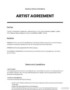 Artist Agreement Template: A Comprehensive Guide For Artists