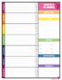 Colorful Agenda Template: A Vibrant And Organized Way To Plan Your Days
