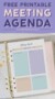 Stylish Agenda Template