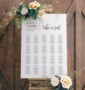 Wedding Reception Seating Chart Poster Template
