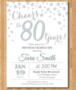 Free Printable 80Th Birthday Invitations Templates