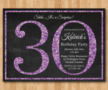 30Th Birthday Party Invitation Templates Free