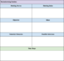 Agenda Template For Brainstorming Sessions