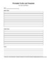 Printable To-Do List Template for Work and Home